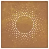  napmintás corten acél kerti faldísz 55 x 55 cm