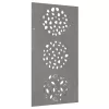  levélmintás corten acél kerti faldísz 105 x 55 cm