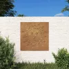  napmintás corten acél kerti faldísz 55 x 55 cm
