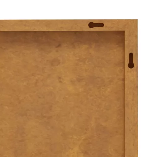  3 db fűmintás corten acél kerti faldísz 55 x 55 cm