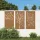  3 db famintás corten acél kerti faldísz 105 x 55 cm