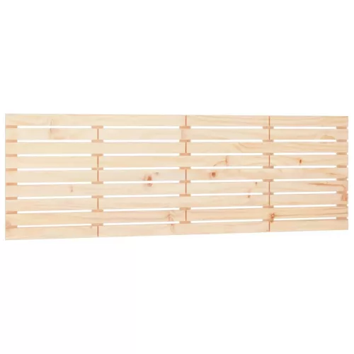  tömör fenyőfa fali fejtámla 166x3x63 cm