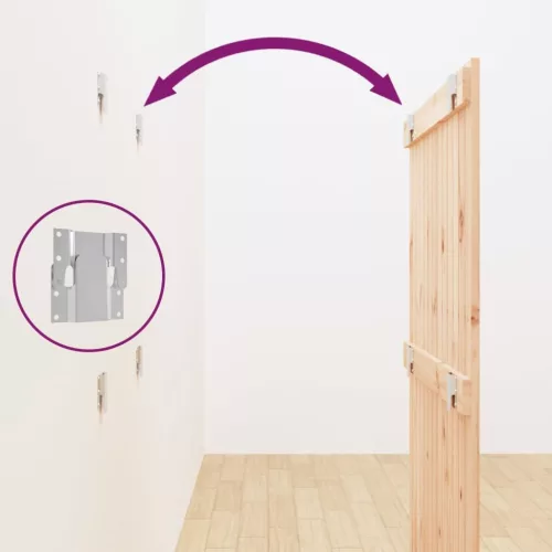  tömör fenyőfa fali fejtámla 82,5 x 3 x 110 cm