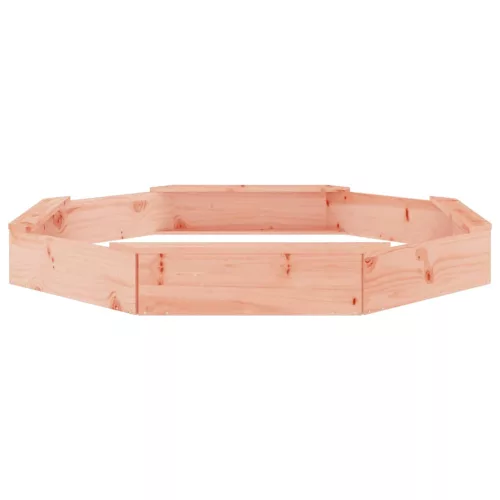  nyolcszög alakú tömör duglászfenyő homokozó ülésekkel