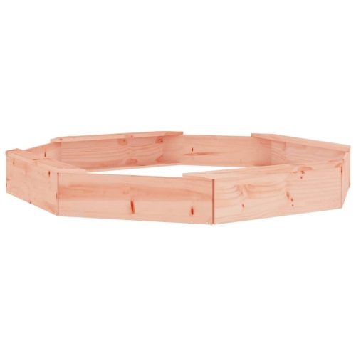  nyolcszög alakú tömör duglászfenyő homokozó ülésekkel