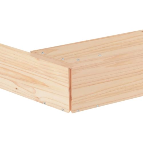  nyolcszögű tömör fenyőfa homokozó ülésekkel