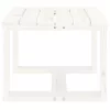  fehér tömör fenyőfa kerti kisasztal 40x38x28,5 cm