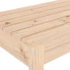  tömör fenyőfa kerti pad 80 x 38 x 45 cm