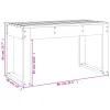  tömör fenyőfa kerti pad 80 x 38 x 45 cm