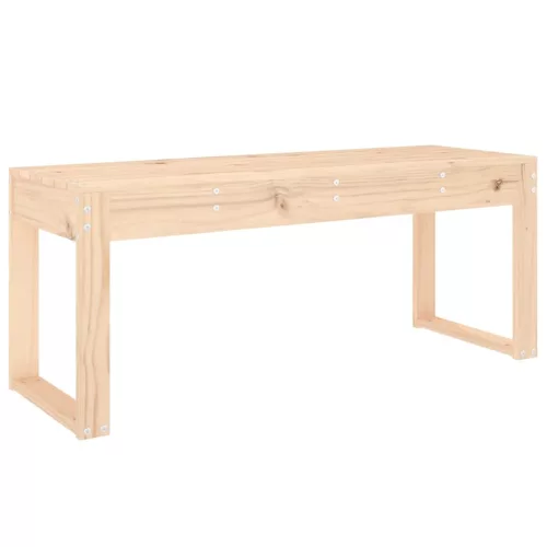  tömör fenyőfa kerti pad 110x38x45 cm
