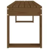  mézbarna tömör fenyőfa kerti pad 110x38x45 cm