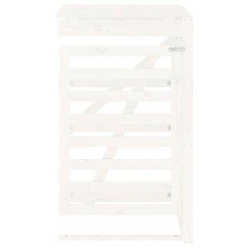  fehér tömör fenyőfa szemeteskuka tároló hosszabbító