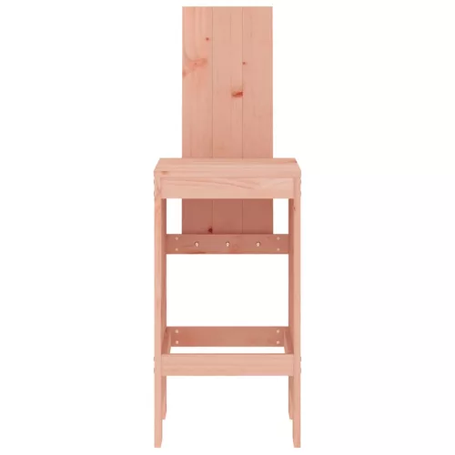  2 db tömör duglászfenyő bárszék 40x42x120 cm