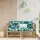  2 db impregnált fenyőfa sarokkanapé párnákkal