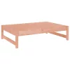  tömör duglászfenyő kerti lábzsámoly párnával 120x80 cm