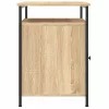  2 db sonoma tölgy színű szerelt fa éjjeliszekrény 40x42x60 cm