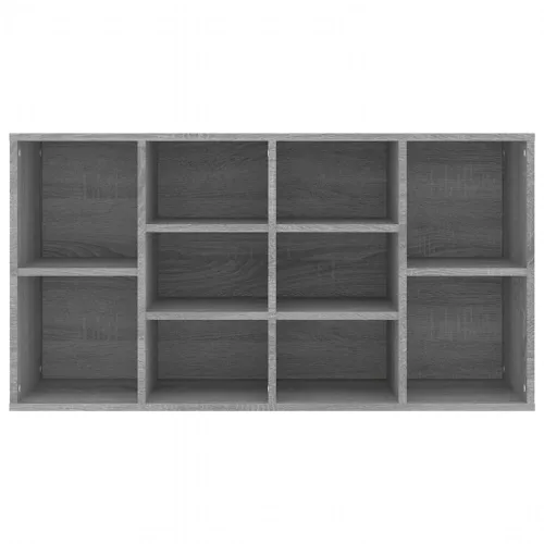  szürke sonoma színű cipőtároló pad 103 x 30 x 54,5 cm