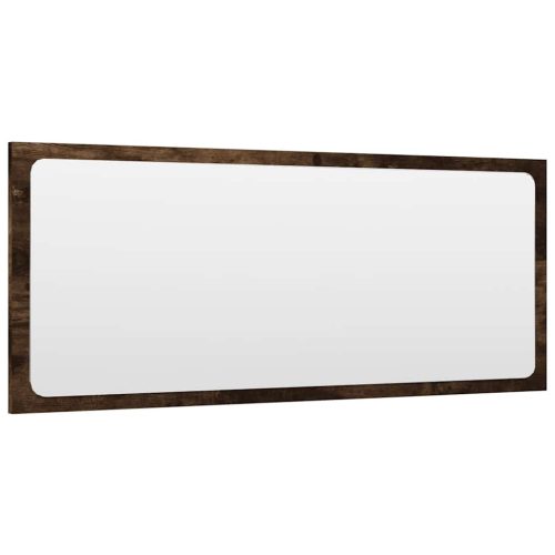  2 részes füstös tölgy színű szerelt fa fürdőszobai bútorszett