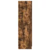  füstös tölgy színű szerelt fa ruhásszekrény 82,5x51,5x180 cm
