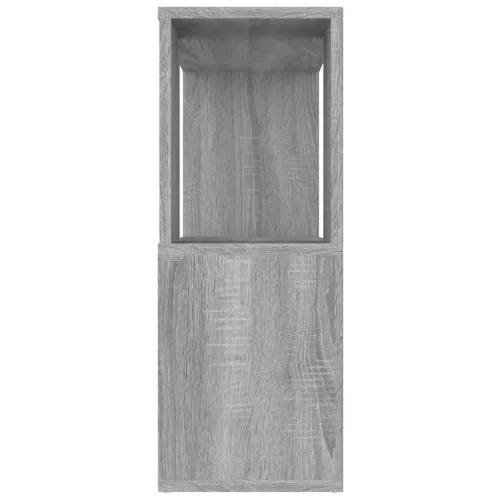  szürke sonoma színű térelválasztó könyvszekrény 80 x 24 x 63 cm