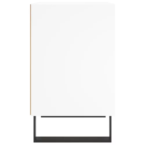  fehér szerelt fa éjjeliszekrény 40x30x50 cm