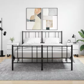  2 db fehér szerelt fa éjjeliszekrény 40 x 35 x 50 cm