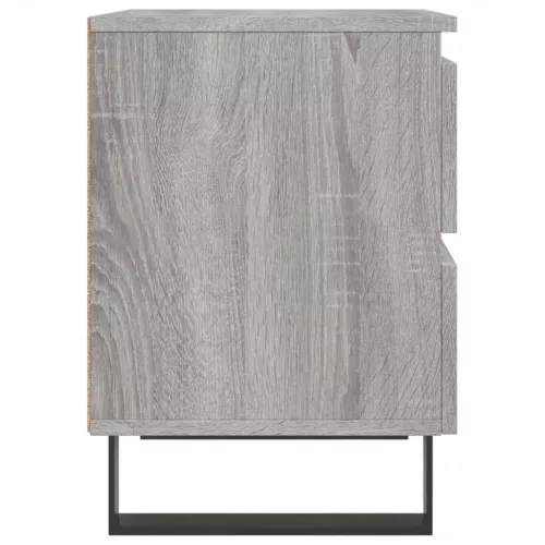  2 db szürke sonoma színű éjjeliszekrény 40 x 35 x 50 cm