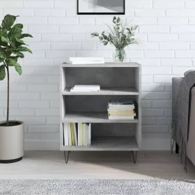  betonszürke szerelt fa tálalószekrény 57 x 35 x 70 cm