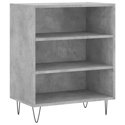  betonszürke szerelt fa tálalószekrény 57 x 35 x 70 cm
