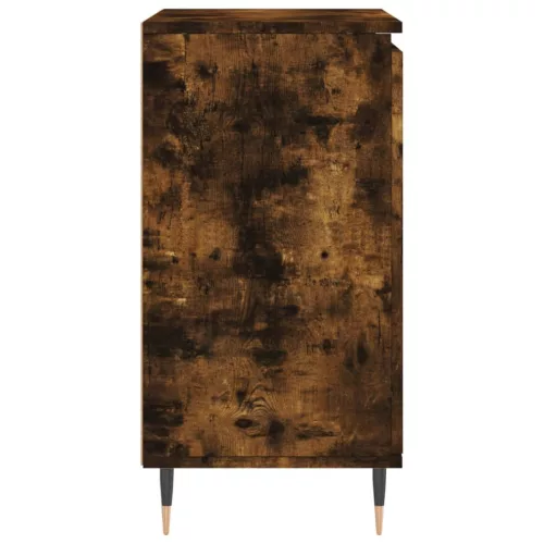  füstös tölgy színű szerelt fa tálalószekrény 60 x 35 x 70 cm