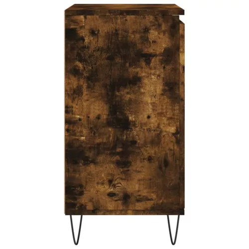  füstös tölgy színű szerelt fa tálalószekrény 60 x 35 x 70 cm