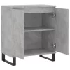  betonszürke szerelt fa tálalószekrény 60 x 35 x 70 cm