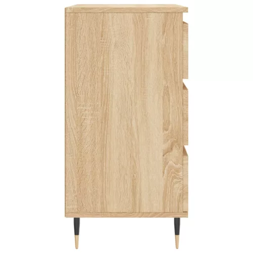  sonoma tölgy színű szerelt fa tálalóasztal 60 x 35 x 70 cm