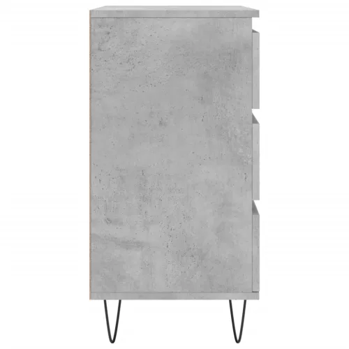  betonszürke szerelt fa tálalószekrény 60 x 35 x 70 cm