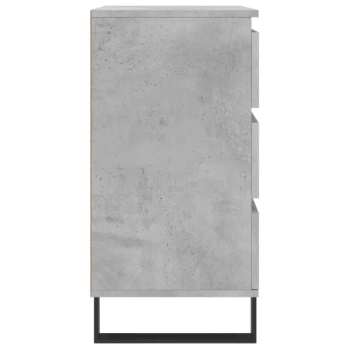  betonszürke szerelt fa tálalószekrény 60 x 35 x 70 cm