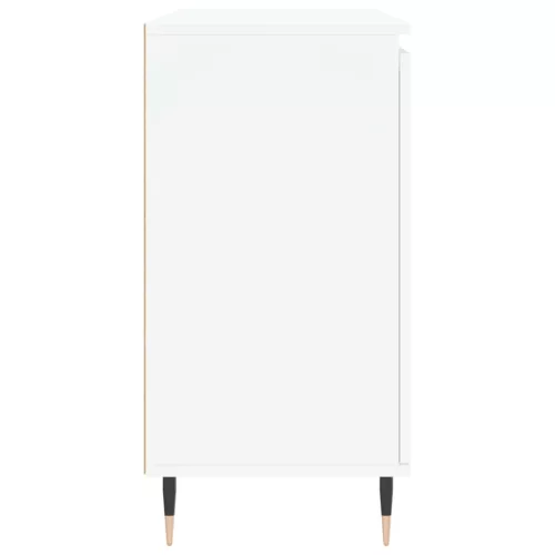  fehér szerelt fa tálalószekrény 101,5 x 35 x 70 cm