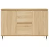  sonoma tölgy színű szerelt fa tálalószekrény 104 x 35 x 70 cm