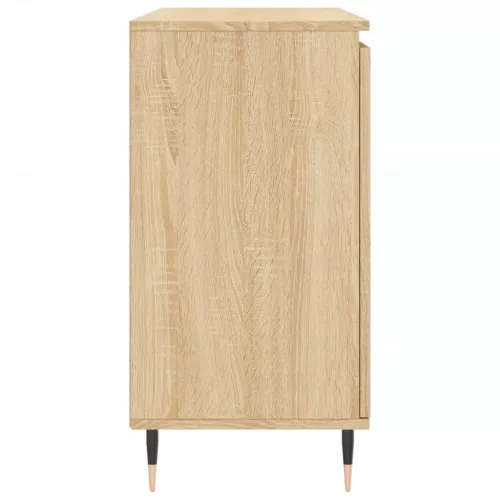  sonoma tölgy színű szerelt fa tálalószekrény 104 x 35 x 70 cm