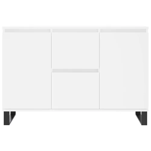  fehér szerelt fa tálalószekrény 104 x 35 x 70 cm