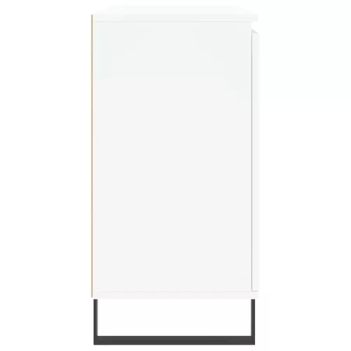  fehér szerelt fa tálalószekrény 104 x 35 x 70 cm