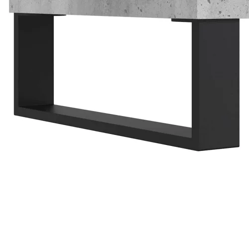  betonszürke szerelt fa tálalószekrény 104 x 35 x 70 cm