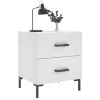  fehér szerelt fa éjjeliszekrény 40 x 35 x 47,5 cm