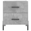  betonszürke szerelt fa éjjeliszekrény 40 x 35 x 47,5 cm