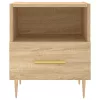  sonoma tölgy színű szerelt fa éjjeliszekrény 40 x 35 x 47,5 cm