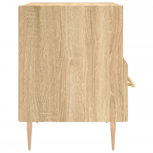  sonoma tölgy színű szerelt fa éjjeliszekrény 40 x 35 x 47,5 cm