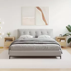    2 db sonoma tölgy színű szerelt fa éjjeliszekrény 40x35x47,5 cm