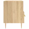  2 db sonoma tölgy színű szerelt fa éjjeliszekrény 40x35x47,5 cm