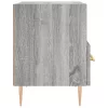  szürke sonoma színű szerelt fa éjjeliszekrény 40 x 35 x 47,5 cm