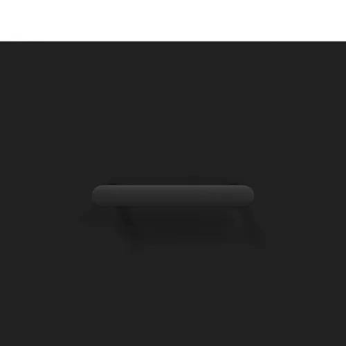  2 db fekete szerelt fa és vas éjjeliszekrény 40 x 35 x 47,5 cm