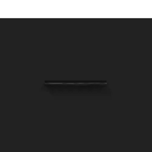  2 db fekete szerelt fa és vas éjjeliszekrény 40 x 35 x 47,5 cm